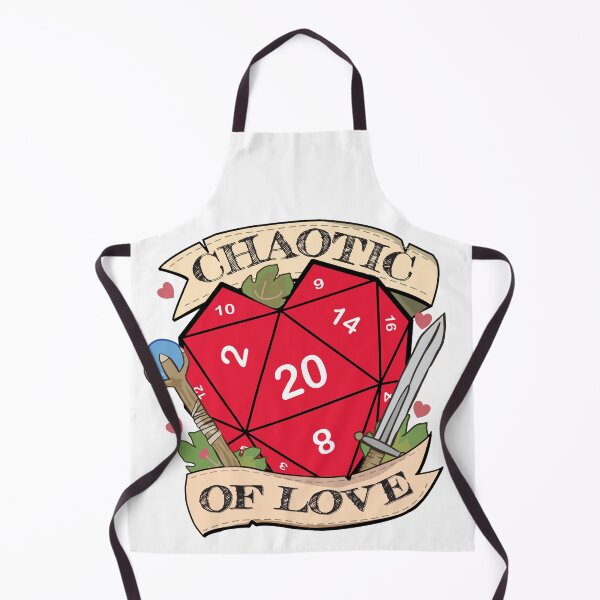 Artikelvorschau, Chaotic of Love Herzwürfel D20 entworfen und verkauft von Unbranddigitalart.