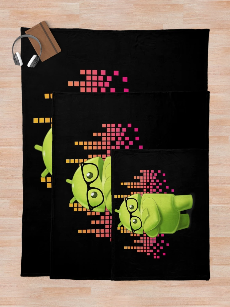 Thumbnail 5 of 6, Throw Blanket, android developer code designed and sold by Redstrawberry13.
