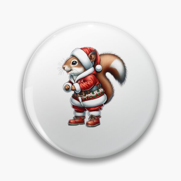 Item preview, FestiveSquirrel in Santa Outfit designed and sold by KNAA.