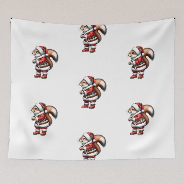 Item preview, FestiveSquirrel in Santa Outfit designed and sold by KNAA.