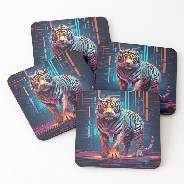 Aperçu de l'œuvre Code QR Tigre créée et vendue par kwin1120.