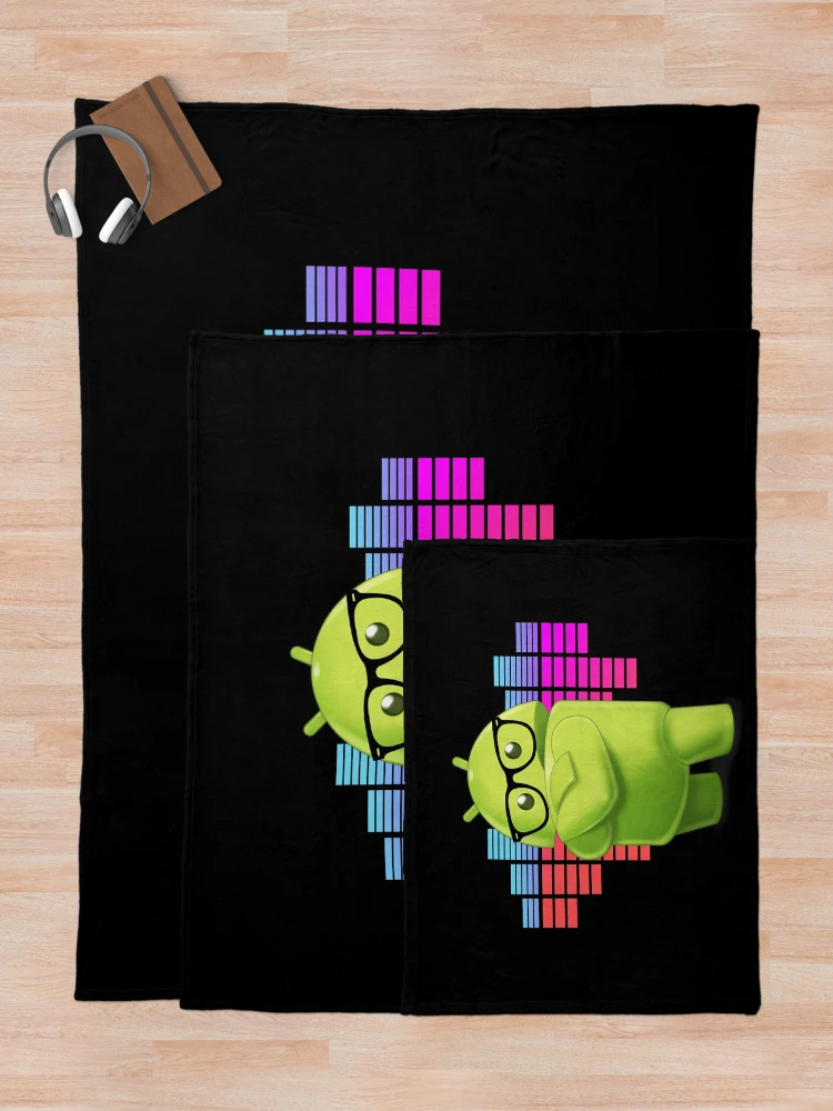 Thumbnail 5 of 6, Throw Blanket, android developer code designed and sold by Redstrawberry13.