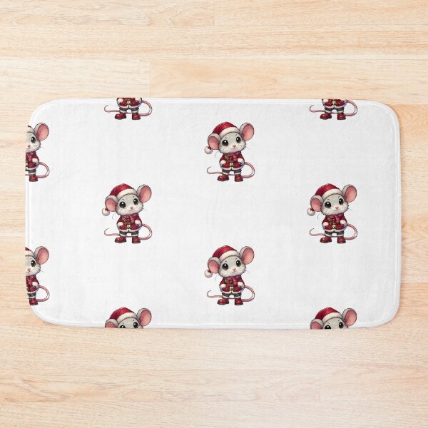 Item preview, Christmas Mouse in Full Festive Outfit designed and sold by KNAA.