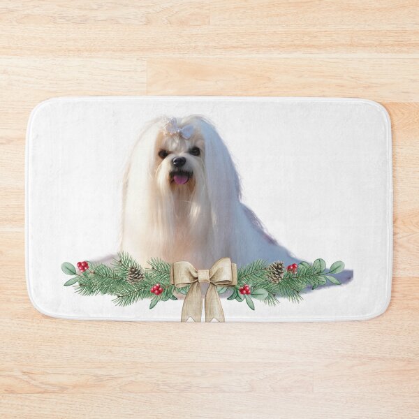Item preview, angry maltese dog christmas designed and sold by matasraa.