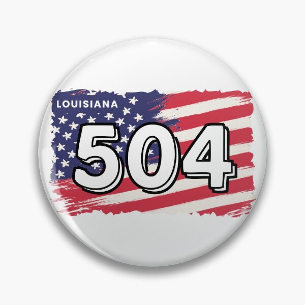 Item preview, Louisiana Area Code 504 designed and sold by Reagan Towne.