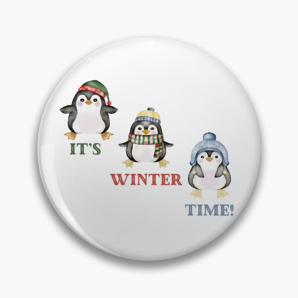 Item preview, It's Winter Time Three Penguins in Winter Outfits designed and sold by moniowate.