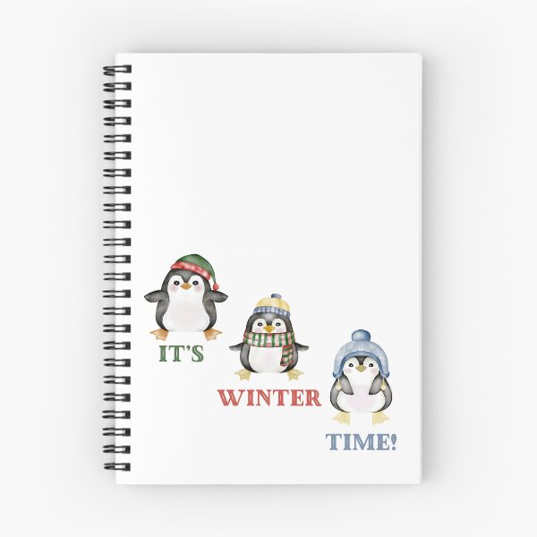Item preview, It's Winter Time Three Penguins in Winter Outfits designed and sold by moniowate.