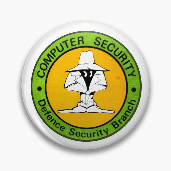 Item preview, Vintage Defence Security Computer Logo designed and sold by Transitory Works.