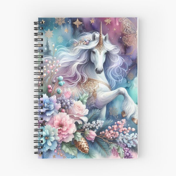 Item preview, Beautiful Unicorn in Mystical Forest designed and sold by SteelMoment.