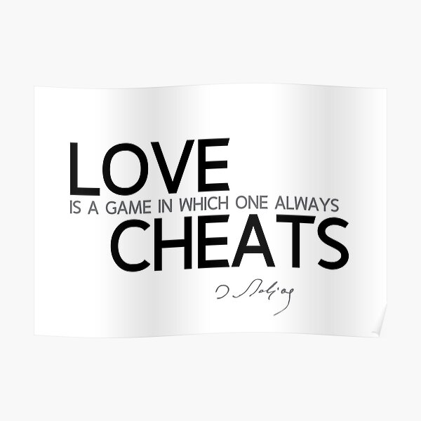 love cheats - balzac Poster