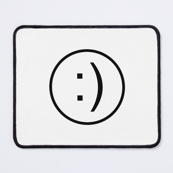 Item preview, Smile Circle Horizontal Black :) designed and sold by Daikon.