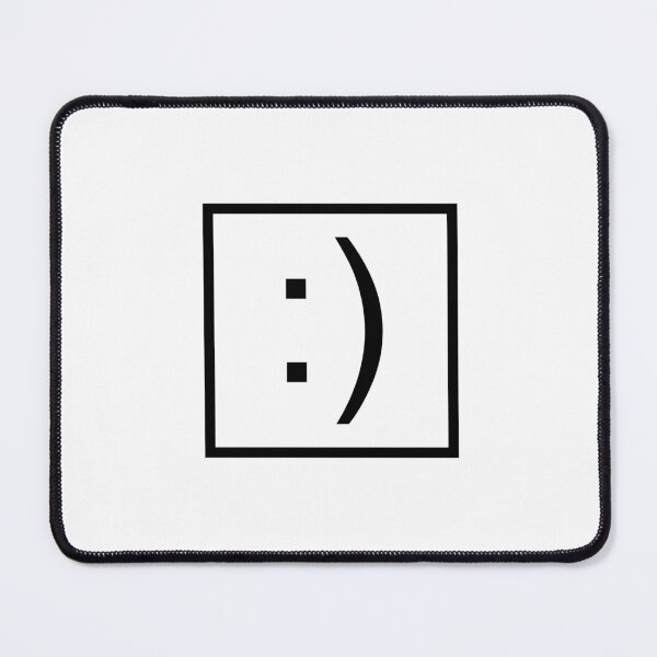 Item preview, Smile Square Horizontal Black :) designed and sold by Daikon.
