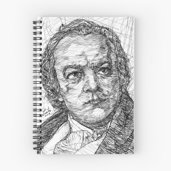 Item preview, WILLIAM BLAKE ink portrait designed and sold by lautir.