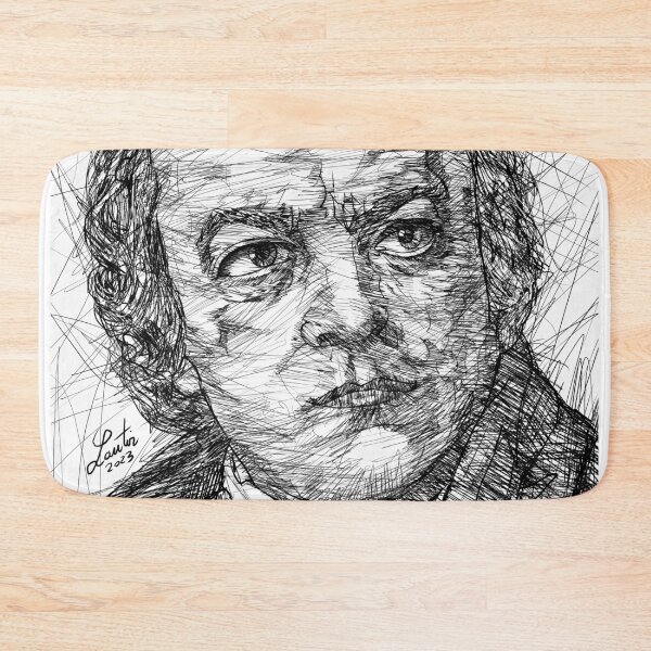 Item preview, WILLIAM BLAKE ink portrait designed and sold by lautir.