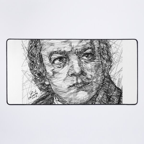 Item preview, WILLIAM BLAKE ink portrait designed and sold by lautir.