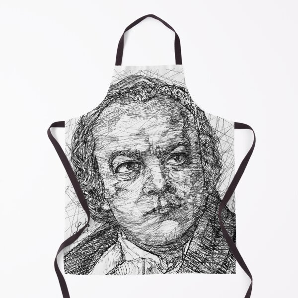 Item preview, WILLIAM BLAKE ink portrait designed and sold by lautir.