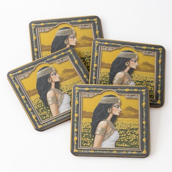 Item preview, Egyptian queen in yellow hills designed and sold by Oorviart.