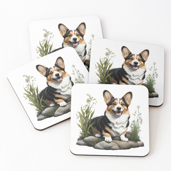 Item preview, Beautiful Tricolor Pembroke Welsh Corgi designed and sold by Kaleddis.