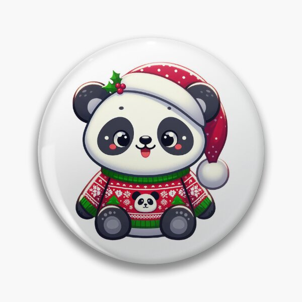 Item preview, cute panda in ugly xmas sweater designed and sold by ffkj09.
