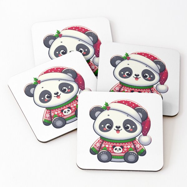 Item preview, cute panda in ugly xmas sweater designed and sold by ffkj09.