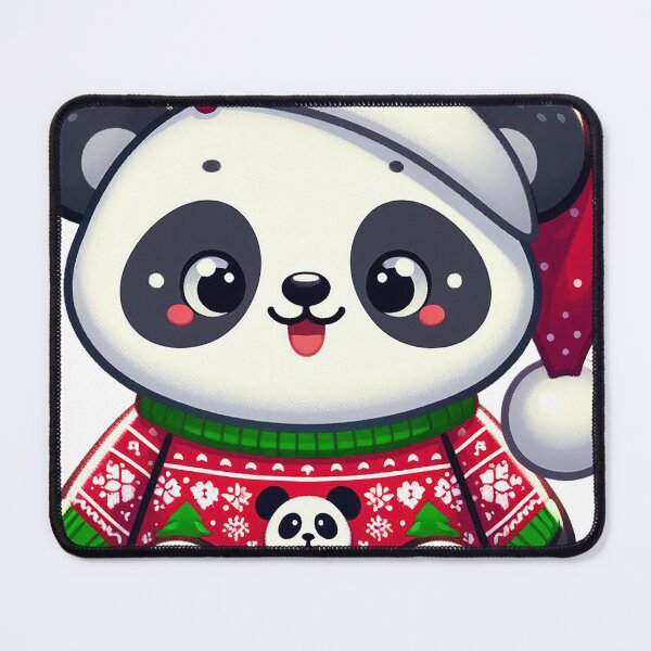 Item preview, cute panda in ugly xmas sweater designed and sold by ffkj09.