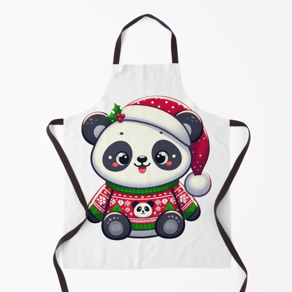 Item preview, cute panda in ugly xmas sweater designed and sold by ffkj09.