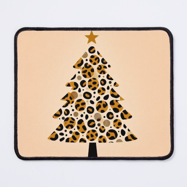 Item preview, Leopard Print Christmas Tree leopard Canvas Wall Art Pattern designed and sold by CoffeeIsATrip.
