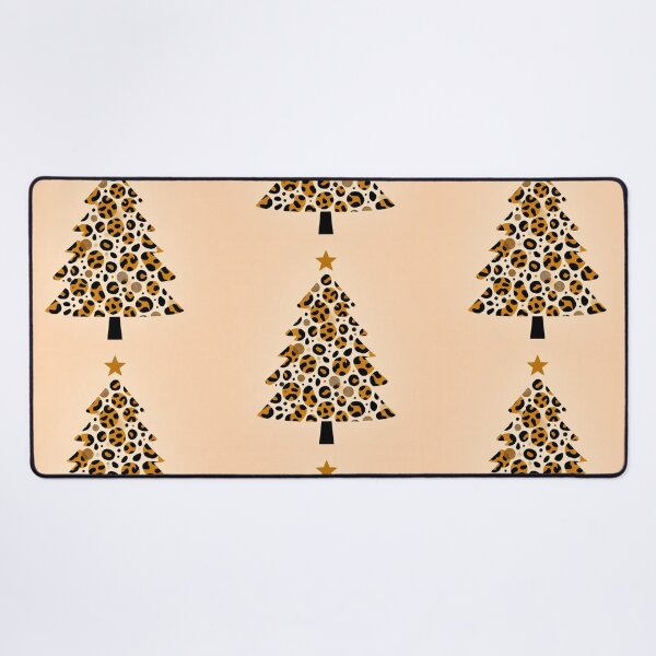 Item preview, Leopard Print Christmas Tree leopard Canvas Wall Art Pattern designed and sold by CoffeeIsATrip.