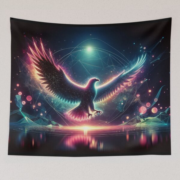 Item preview, Illuminated Sovereign: Eagle's Cosmic Dance designed and sold by Nick Seidel.
