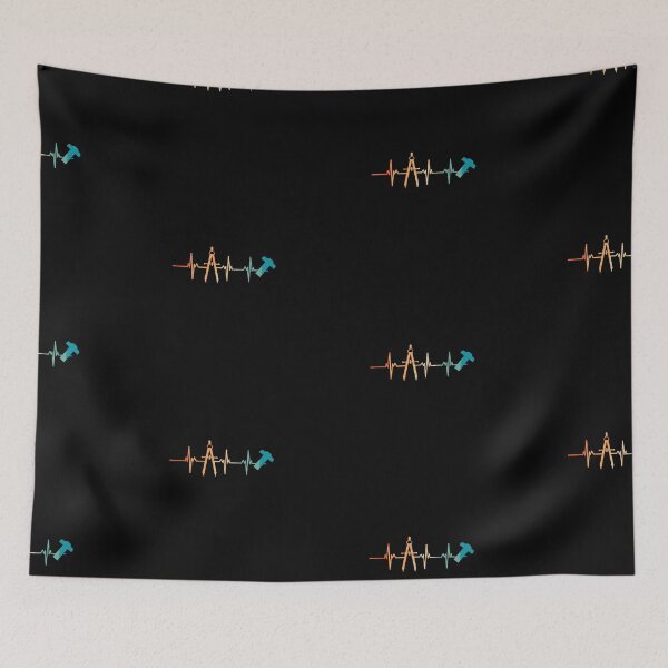 Item preview, Retro architect heartbeat  designed and sold by LU NA.