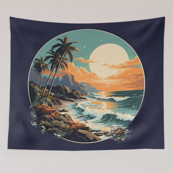 Item preview, Summer on a solitary beach designed and sold by Haramana.