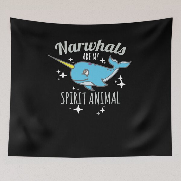 Artikelvorschau, Narwhals sind mein Geisttier entworfen und verkauft von Kieran Abbott.