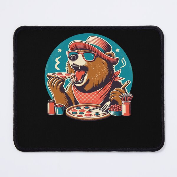 Item preview, Vintage Pizza Bear designed and sold by Jaro90.