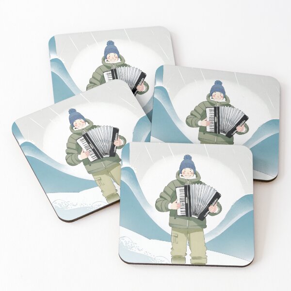 Item preview, Snowboarder playing the accordion designed and sold by LTI-Stickers.