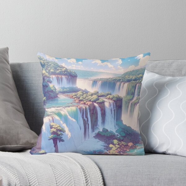 Aperçu de l'œuvre Illustration des chutes d'Iguazu créée et vendue par unrealartwork.