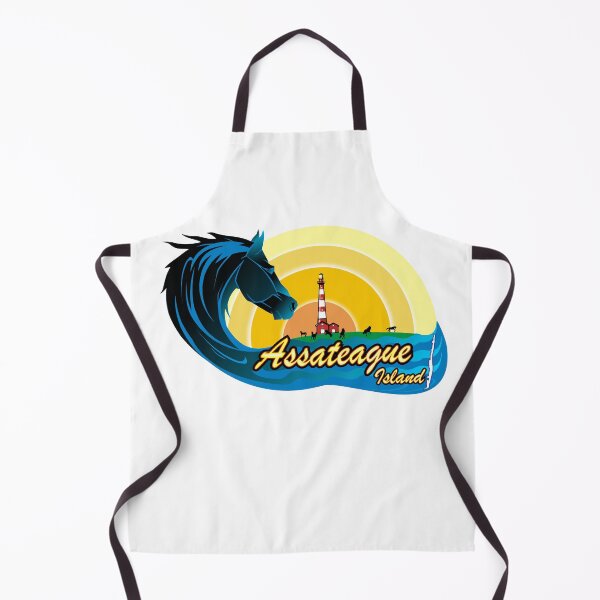 Item preview, Assateague Island Horses, wave and Lighthouse designed and sold by antonietta40.