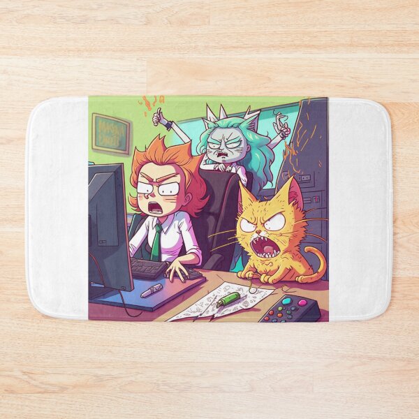 Aperçu de l'œuvre Whiskerwiggle - chat de bureau créée et vendue par JCatDesign.
