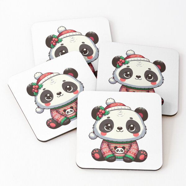 Item preview, cute panda in ugly xmas sweater designed and sold by ffkj09.