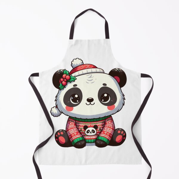 Item preview, cute panda in ugly xmas sweater designed and sold by ffkj09.