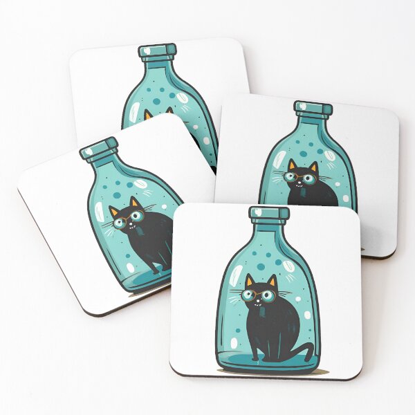 Item preview, Kitty in a bottle designed and sold by MellaTee.