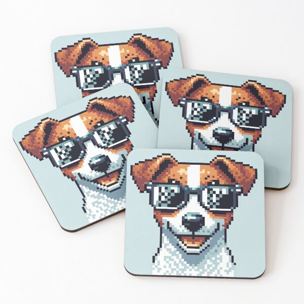 Item preview, Pixel Art Jack Russel Terrier designed and sold by unrealartwork.