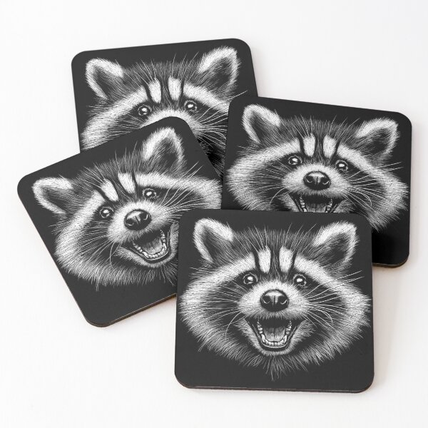Item preview, Laughing raccoon designed and sold by sibosssr.