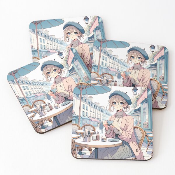 Item preview, French Coffee Girly Bistro designed and sold by unrealartwork.