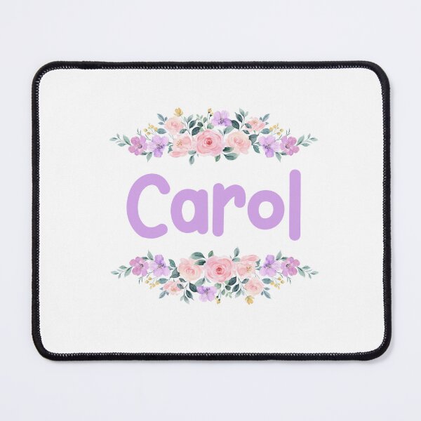 Item preview, Purple Flower Carol Name Label  designed and sold by NormadWorld.