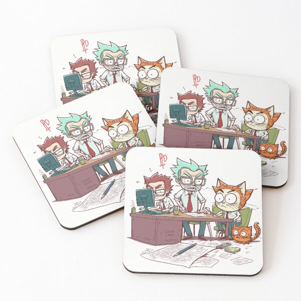 Item preview, Whiskerwiggle - office cats designed and sold by JCatDesign.