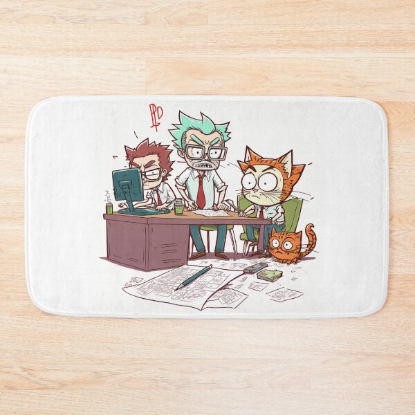 Aperçu de l'œuvre Whiskerwiggle - chats de bureau créée et vendue par JCatDesign.