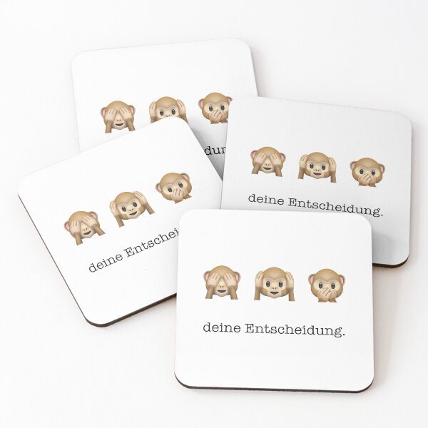 Item preview, your decision. | Three Monkeys | white designed and sold by kuhlartde.
