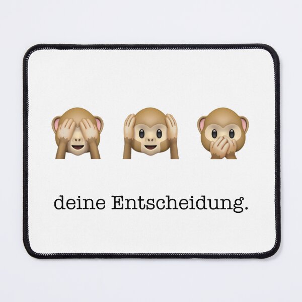 Item preview, your decision. | Three Monkeys | white designed and sold by kuhlartde.
