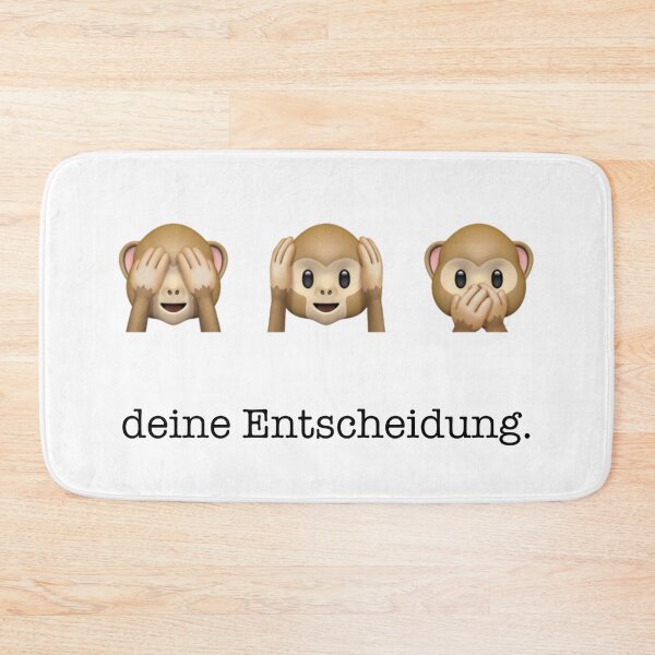Item preview, your decision. | Three Monkeys | white designed and sold by kuhlartde.