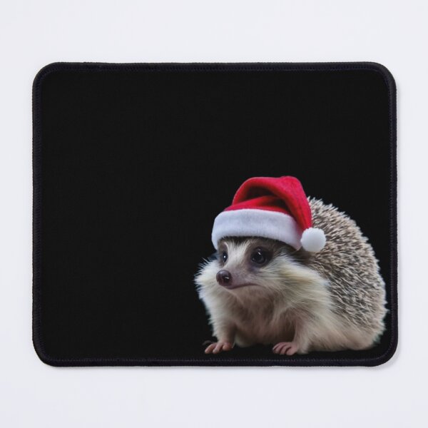 Item preview, Santa's helper hedgehog designed and sold by FreshArtFusion.